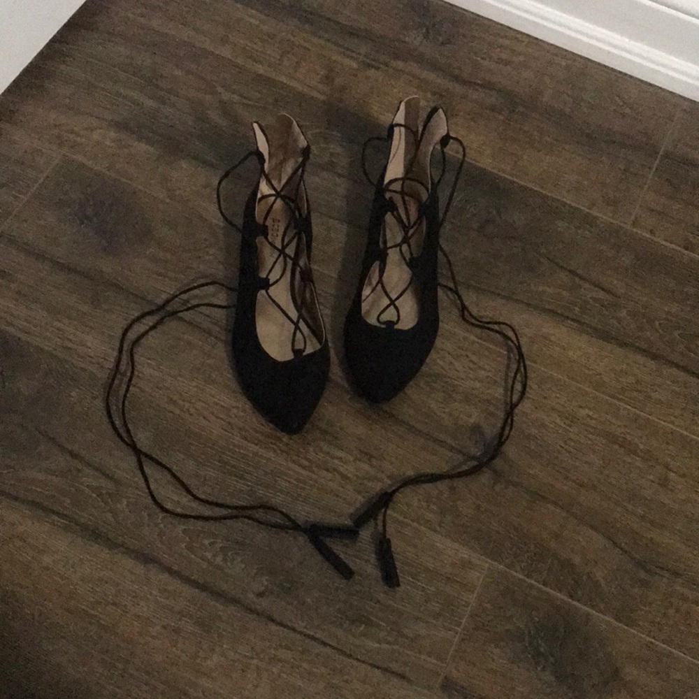 BCBGeneration tie up flats.